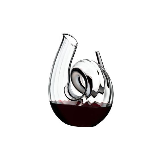 Декантер CURLY FATTO A MANO BLACK/WHITE/BLACK OPTICAL 1.4 л, 26.5 см, Riedel