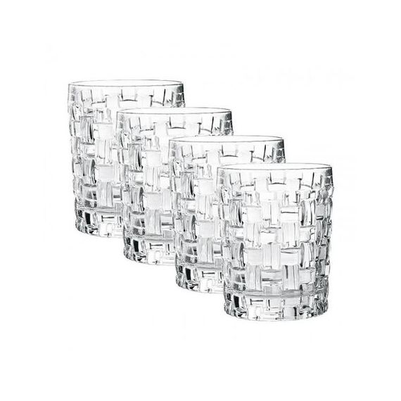 Набор стаканов для виски Bossa Nova Whisky tumbler Set/4, 4 шт., 330 мл, хрусталь, Nachtmann