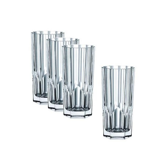 Набор высоких стаканов Aspen Longdrink Set/4, 4 шт., 309 мл, хрусталь, Nachtmann