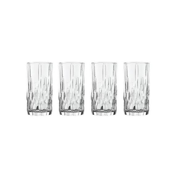 Набор стаканов Shu Fa Longdrink Set of 4, 4 шт., 360 мл, хрусталь, Nachtmann