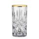 Набор высоких стаканов Noblesse GOLD, 375 мл, 2 шт, бессвинцовый хрусталь, золото 24к, Nachtmann